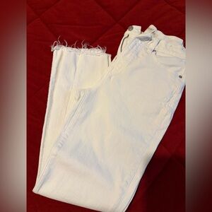 Madewell Cream Perfect Vintage Jeans